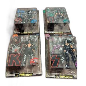 McFarlane Toys Kiss Ultra Action Figures Set complete original box Ace Frehley